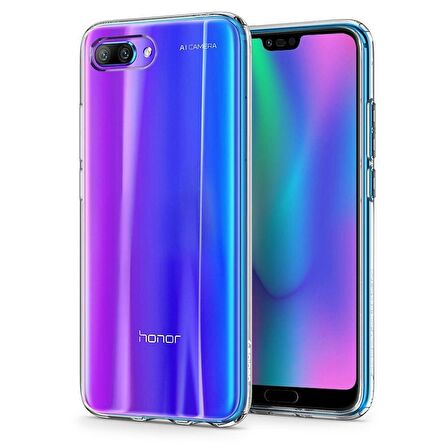 Spigen Honor 10 ile Uyumlu Kılıf Liquid Crystal 4 Tarafı Koruma