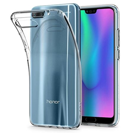 Spigen Honor 10 ile Uyumlu Kılıf Liquid Crystal 4 Tarafı Koruma
