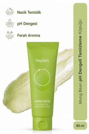 Beplain Mung Bean pH-Balanced Makyaj Temizleme Köpüğü 80 ml
