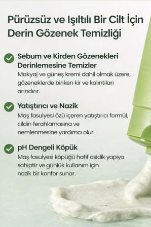 Beplain Mung Bean pH-Balanced Makyaj Temizleme Köpüğü 80 ml