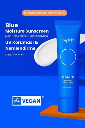 Beplain Sunmuse Nemlendirici Güneş Kremi SPF50+ PA++++