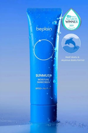 Beplain Sunmuse Nemlendirici Güneş Kremi SPF50+ PA++++