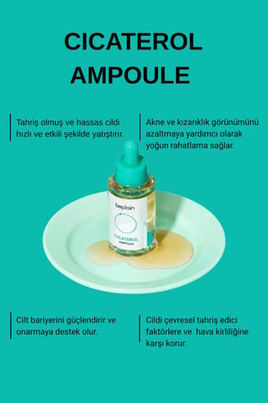 Beplain Cicaterol Bariyer Onarıcı ve Yatıştırıcı Yüz Serumu 30ml