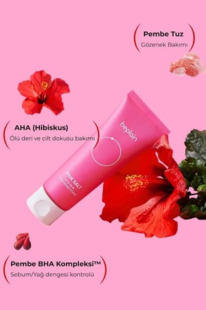 Beplain Pink Salt AHA BHA Yüz Temizleme Köpüğü 120 ml