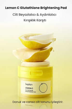 Beplain Lemon C Glutathione Aydınlatıcı Ped 70 Adet Cilt Beyazlatıcı