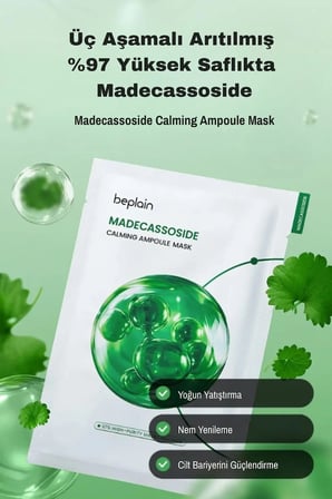 Beplain Madecassoside Yatıştırıcı Ampul Kağıt Maske 24ml
