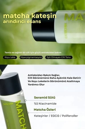 Beplain Matcha Catechin Yüz Nemlendirici Antioksidan Leke Karşıtı Bakım