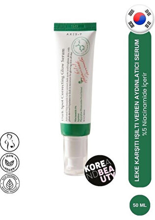 AXIS-Y Dark Spot Correcting Glow Serum 50 ml Leke Karşıtı Işıltı Veren Niacinamide Cilt Serumu