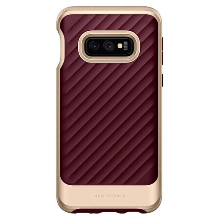 Spigen Galaxy S10e Kılıf Neo Hybrid Burgundy