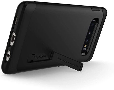 Spigen Galaxy S10 ile Uyumlu Kılıf Slim Armor Black
