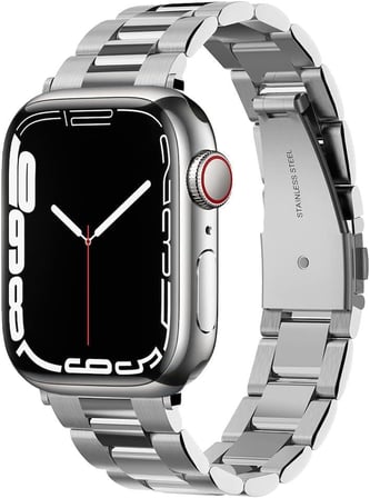Spigen Apple Watch 42mm Seri 12/11/10 ile Uyumlu Kordon Kayış Band Modern Fit Silver - 061MP25943 - TEŞHİR