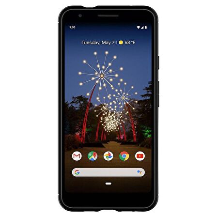 Spigen Google Pixel 3a XL ile Uyumlu Kılıf Rugged Armor Matte Black