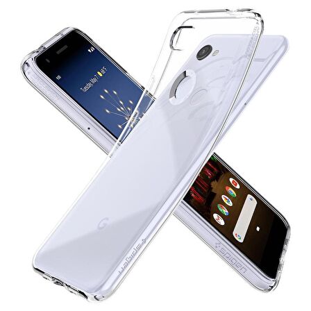 Spigen Pixel 2 XL ile Uyumlu Kılıf Liquid Crystal 4 Taraflı Koruma