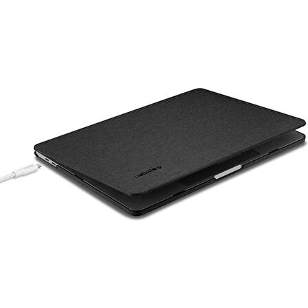 Spigen MacBook Pro 13" M2 2022 / M1 2020 / Pro 13" 2020 ile Uyumlu Kılıf Thin Fit Black - 070CS25965