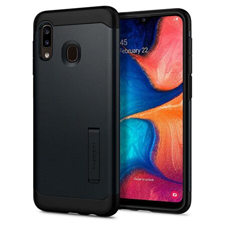 Spigen Galaxy M10s / A30 / A20 Kılıf Slim Armor Metal Slate
