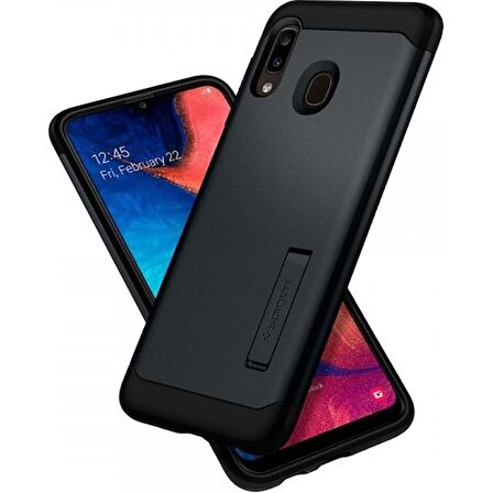 Spigen Galaxy A30 Kılıf Slim Armor Metal Slate