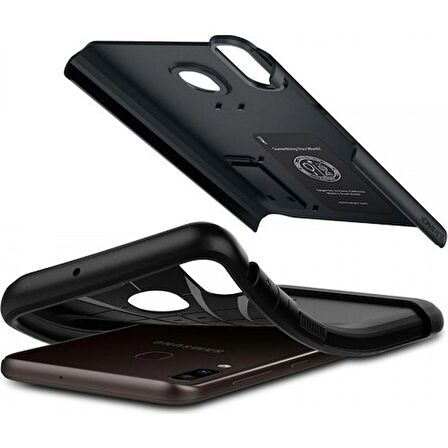 Spigen Galaxy A30 Kılıf Slim Armor Metal Slate
