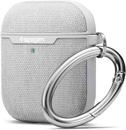 Spigen Apple AirPods 2/1 Nesil Uyumlu Kılıf Urban Fit Dokuma Gri- Outlet