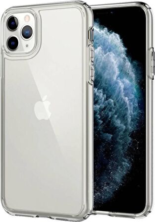 Spigen iPhone 11 Pro Max Kılıf Crystal Hybrid Crystal Clear