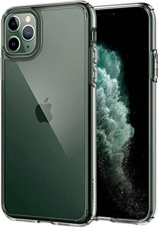 Spigen iPhone 11 Pro Max Kılıf Crystal Hybrid Crystal Clear