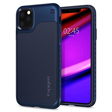 Spigen iPhone 11 Pro Kılıf Hybrid NX Denim Blue