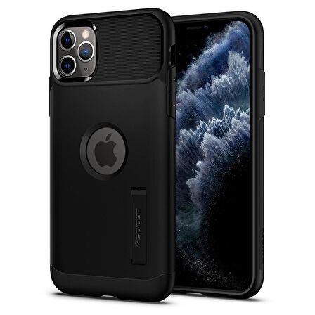 Spigen iPhone 11 Pro Kılıf Slim Armor Black