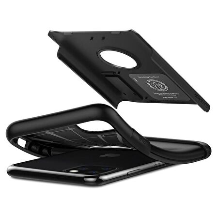 Spigen iPhone 11 Pro Kılıf Slim Armor Black