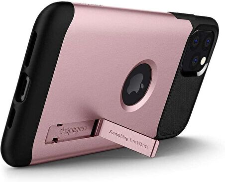 Spigen iPhone 11 Pro Kılıf Slim Armor Rose