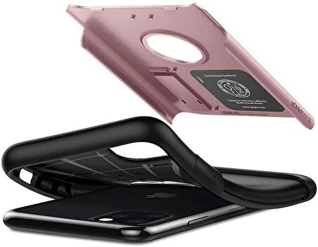 Spigen iPhone 11 Pro Kılıf Slim Armor Rose