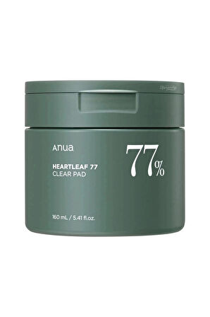Heartleaf 77% Clear Pad Gözenek Ve Siyah Nokta Karşıtı Asitli Tonik Ped 160ml