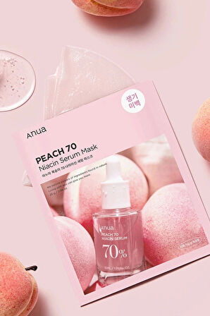 Niacin Serum Mask  Parlatıcı Ve Nemlendirici Şeftali Özlü Niacinamide Serum Maske 25ml