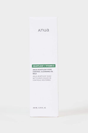 Anua Heartleaf Gözenek Kontrol Nazik Temizleme Yağı 200ml