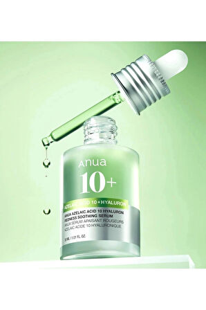 ANUA 10 Hyaluron Redness Soothing Serum (KIZARIKLIK YATIŞTIRICI SERUM) (GLOBALCARE)