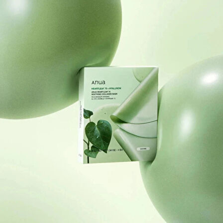 anua heartleaf 70 + hyaluron soothing collagen mask