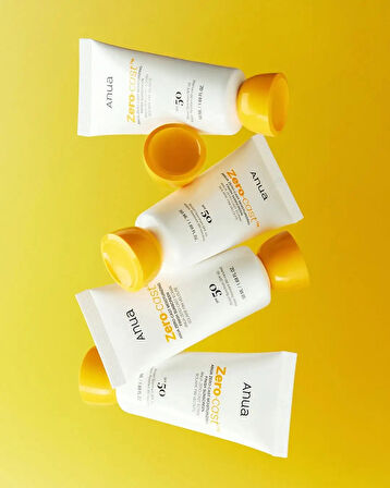 Anua - Zero-Cast Moisturizing Finish Sunscreen(Suya Dayanıklı Güneş Kremi)