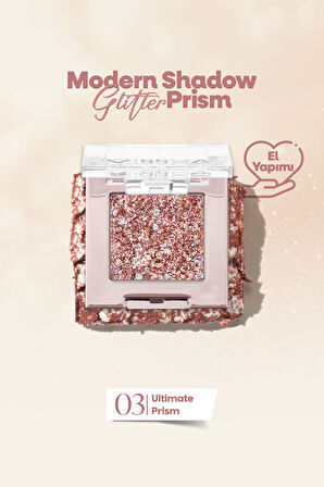 Topaklanmayan El Yapımı Holografik Simli Far Modern Shadow Glitter Prism (No.3 Ultimate Prism)