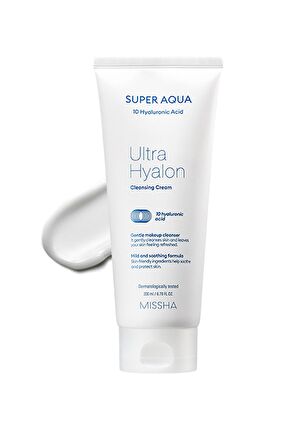 10 Çeşit Hyalüronik Asit İçeren Makyaj Temizleme Kremi200ml Super Aqua Ultra Hyalron Cleansing Cream