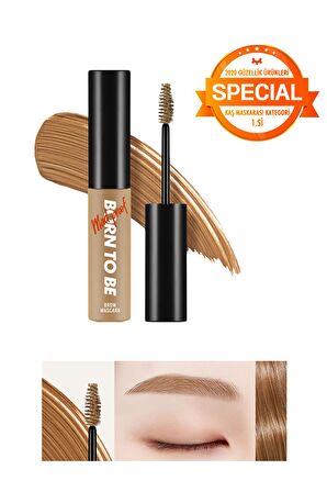 Topaklanma Yapmayan Uzun Süre Kalıcı Kaş Maskarası A'PIEU Born To Be Madproof Brow Mascara (02 Ligh