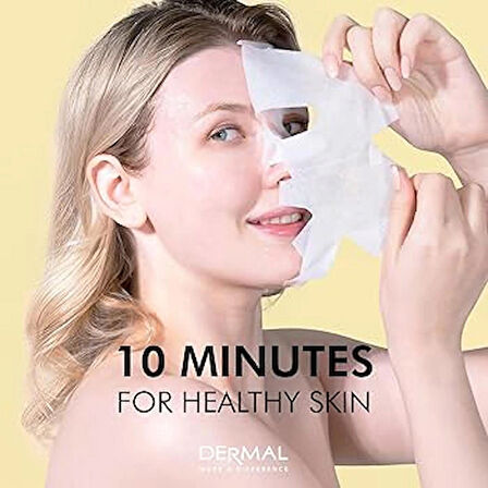 Dermal 5'li Canlandırıcı, Yenileyici, Sakinleştirici Centella Asiatica Özlü Kolajen Maske