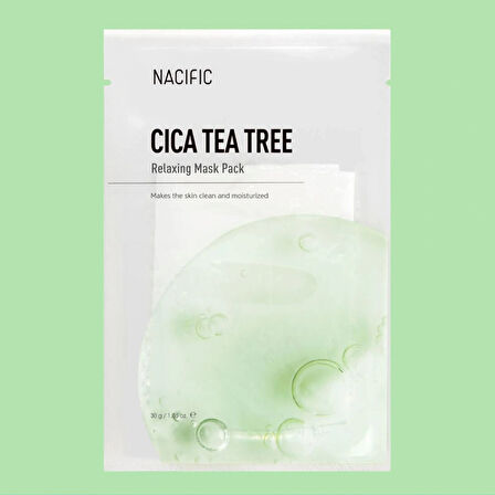 Nacific 2’li Maske Seti (Cica Tea Tree + Salicylic) – , Gözenek, Yağlı Cilt Karşıtı