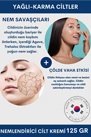 Dermal Facial Aqua Karma ve Yağlı Ciltler İçin Su Bazlı Yağsız Nemlendirici Yüz Bakım Kremi 150 ml