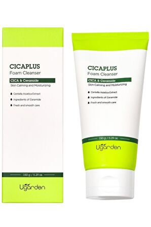 Dermal Ugarden Cicaplus Tüm Ciltler için Nemlendirici Yüz Temizleme Köpüğü 150 ml 