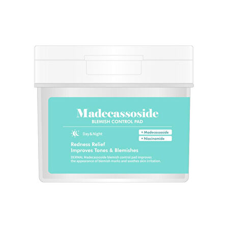 Dermal Madecassoside Blemish Control Pad 120’li – Gözenek Arındırıcı ve Sivilce Karşıtı Tonik Ped 200 ml