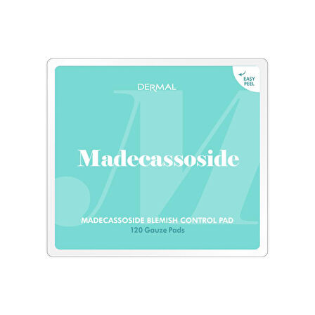 Dermal Madecassoside Blemish Control Pad 120’li – Gözenek Arındırıcı ve Sivilce Karşıtı Tonik Ped 200 ml