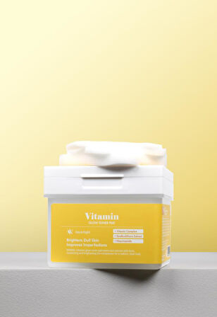 Dermal Vitamin Glow Toner Pad 120’li – Cilt Aydınlatıcı ve Vitamin Kompleksli Tonik Ped 180 ml