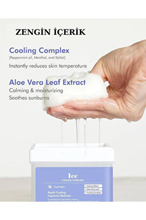 Dermal Ice Cooling Toner Pad 120 Adet