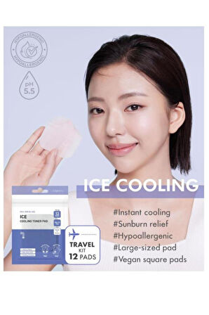 Dermal Ice Cooling Toner Pad 12 Adet