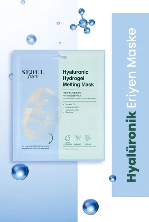 Seoulface Hyalüronik Asit Hydrojel Şeffaflaşan Eriyen Maske 34 gr. 10 Adet