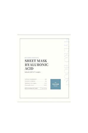 Hydro Boost Sheet Mask Hyaluronic Acid 21 gr – Vegan Hyalüronik Asit Maskesi