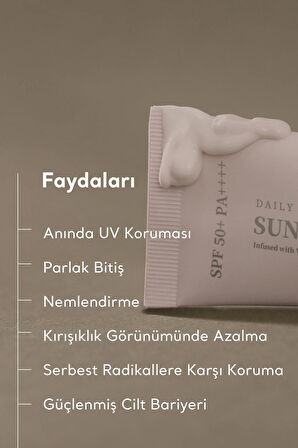 Village 11 Factory - Daily Mild Sun Fluid 50+ Pa++++ - Hafif Dokulu Günlük Vegan Güneş Kremi